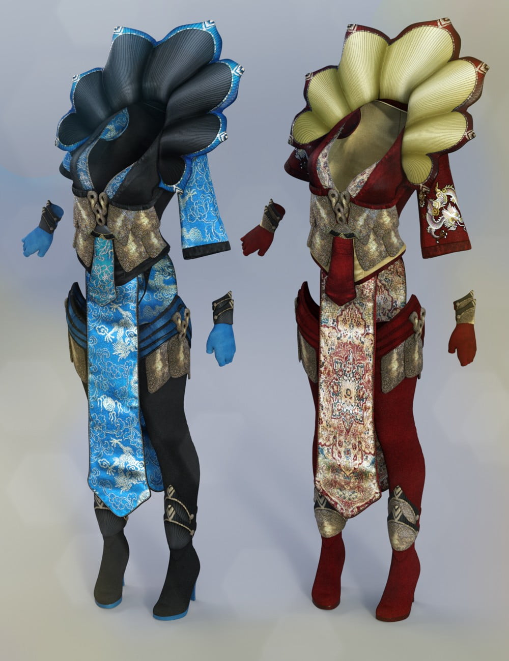 Lotus Maiden Outfit Textures