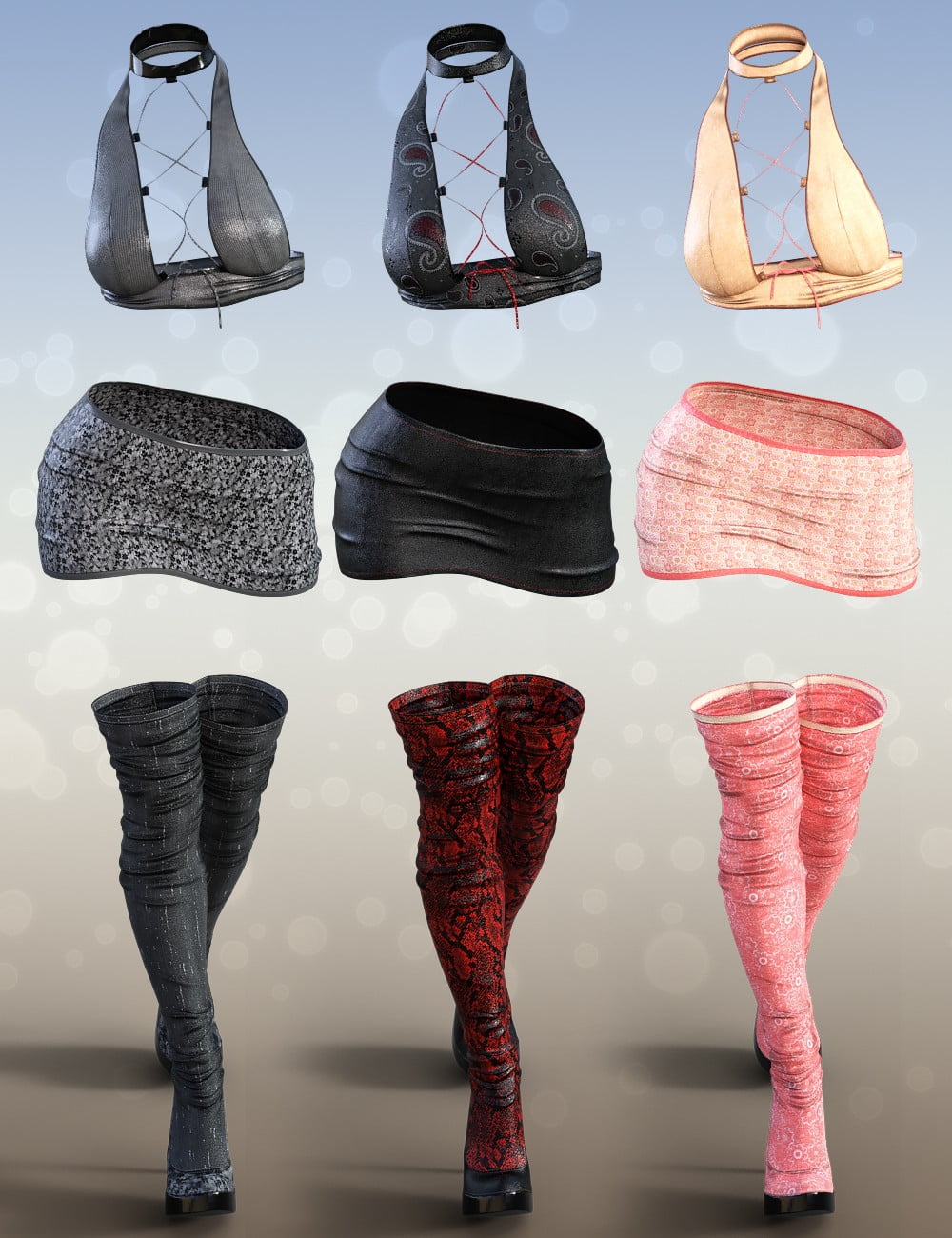 Desiree Outfit for Genesis 3 Female(s)