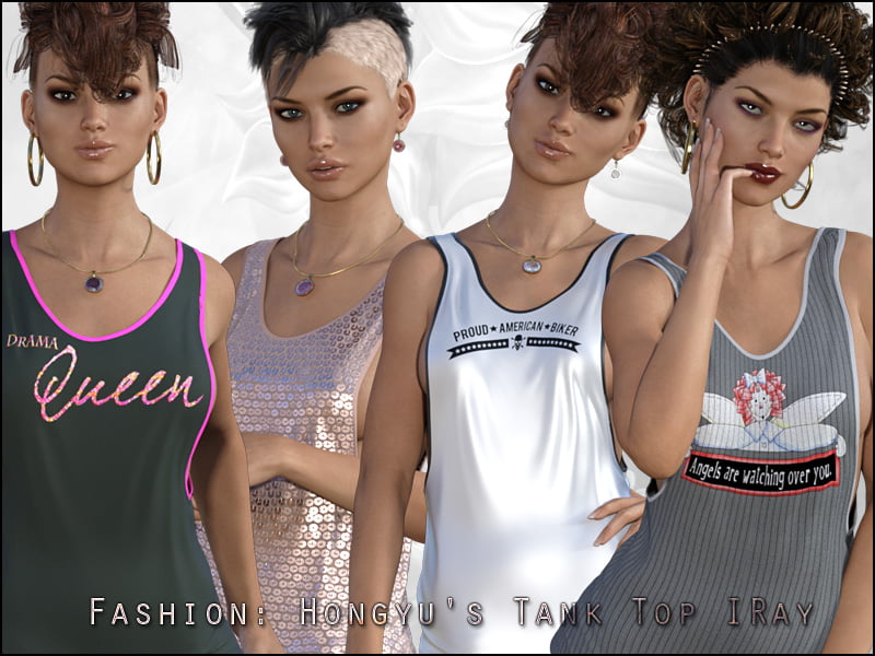 Fashion: Hongyu's Tank Top Iray