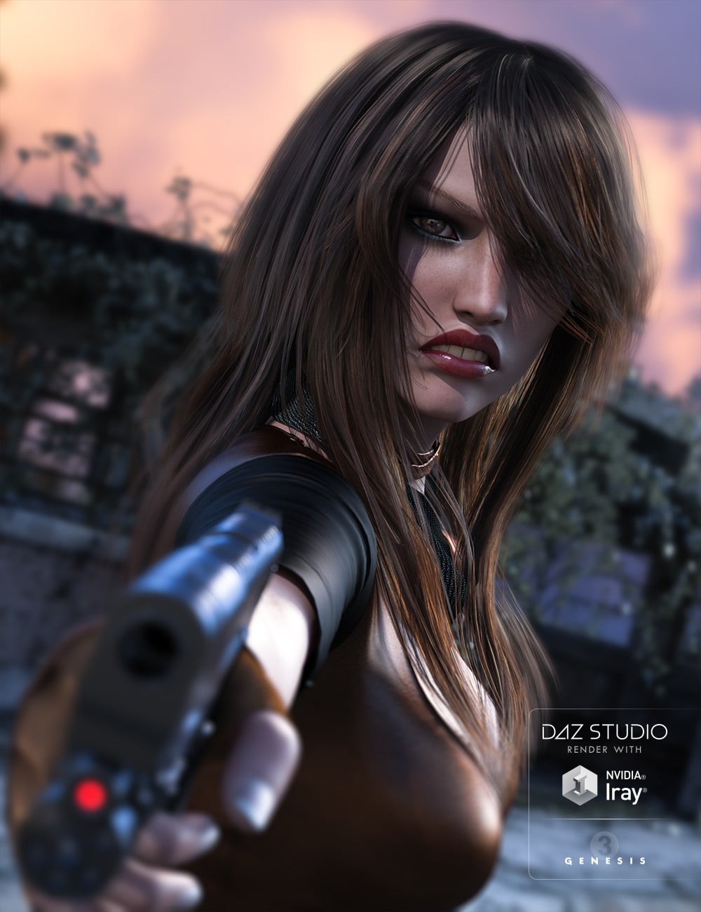 Long Shag Hair for Genesis 3 Female(s)