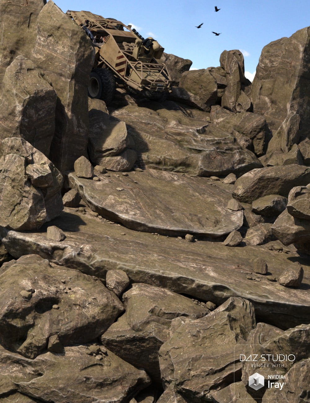 Rock My World - Iray Boulders