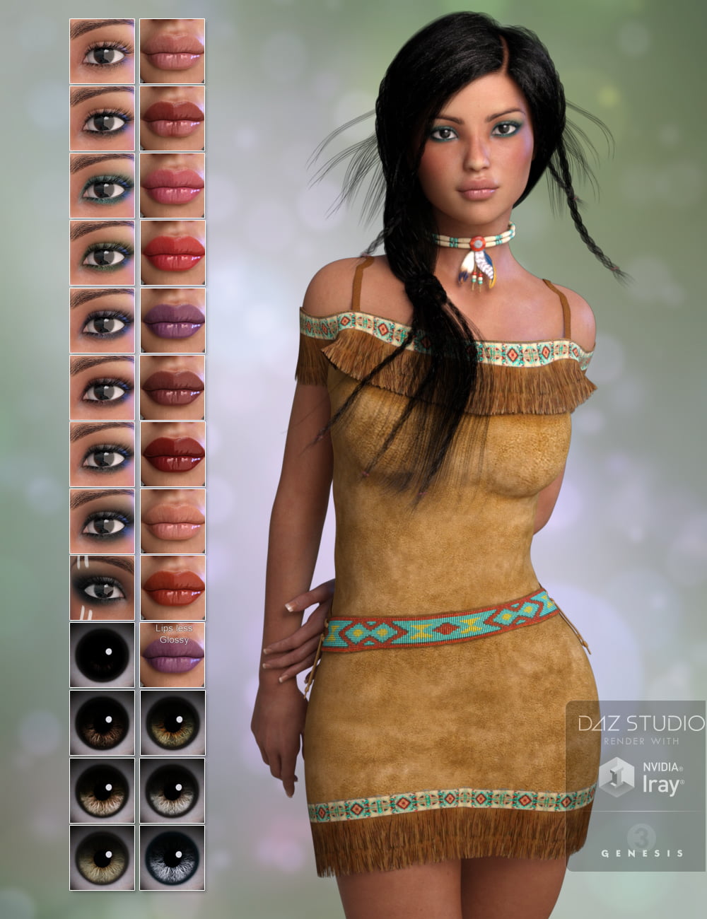 P3D Dewi for Genesis 3 Female/Victoria 7