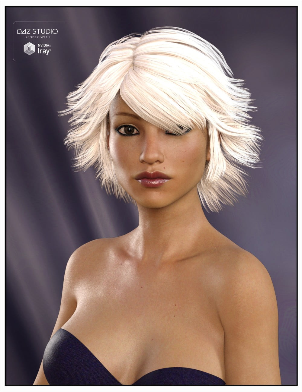 Tammy Hair for Genesis 3 Female(s), Genesis 2 Female(s) and Victoria 4