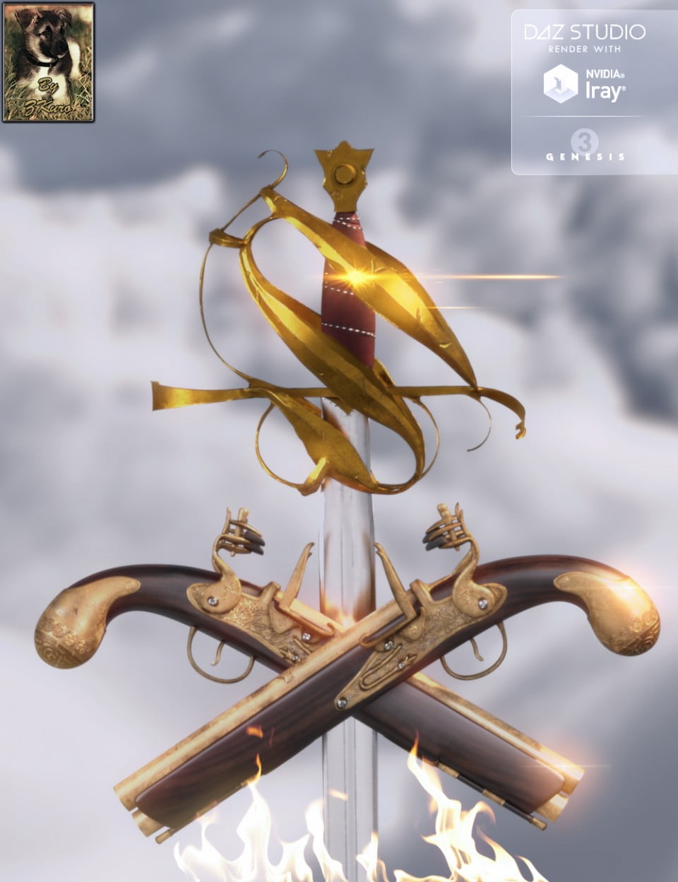 Witch Hunter's Silver & Fire Weapons