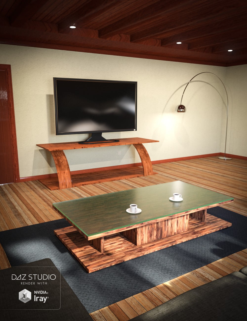 Interior Living Room Set