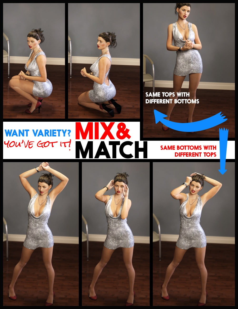 i13 Alluring Charm Mega Organized Pose Collection