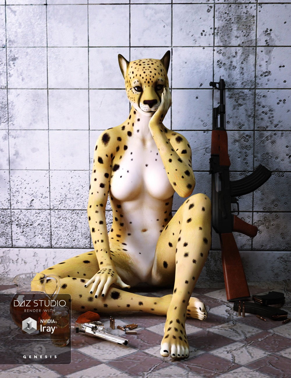 Cheetah Girl for Genesis 3 Female