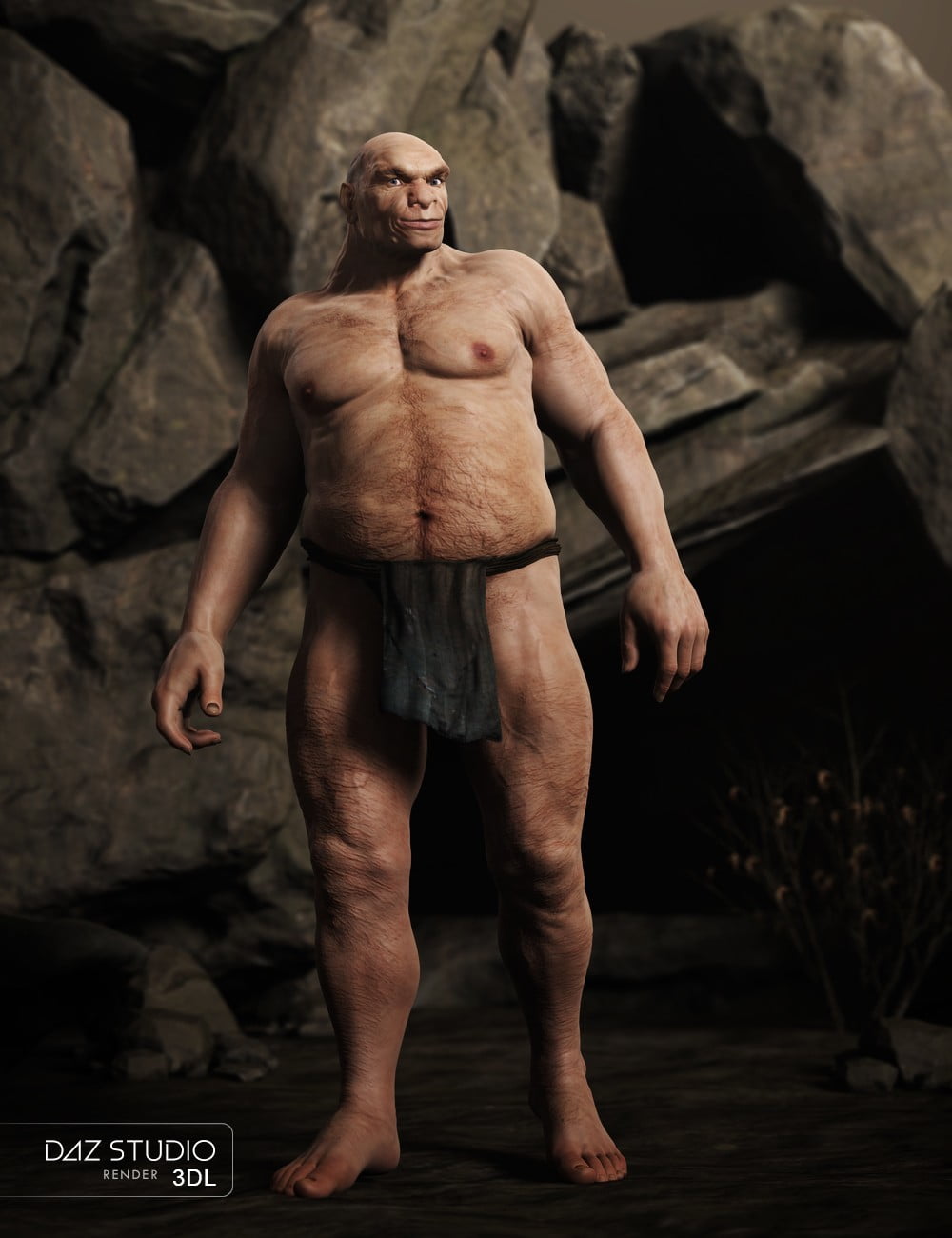 Caveman for Genesis 3 Male