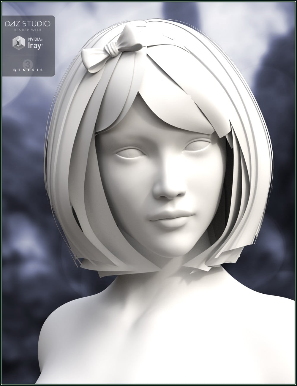 Von Erthal Hair for Genesis 3 Female(s)