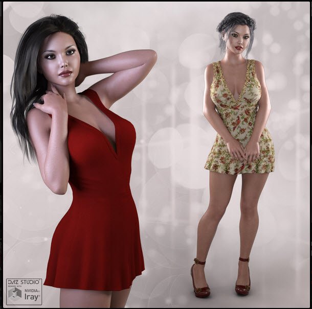 Kara Dress for Genesis 3