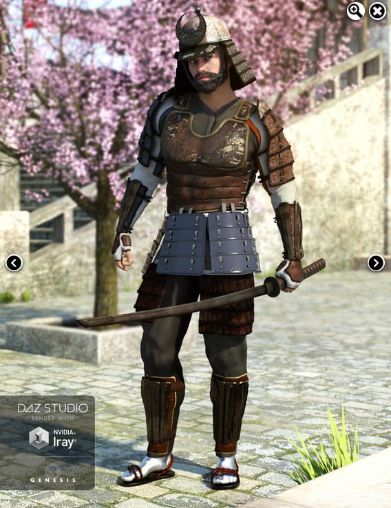 Shi No Kage Samurai Armor Textures