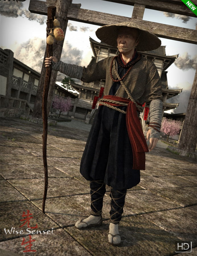 Wise Sensei for Genesis 3 Males