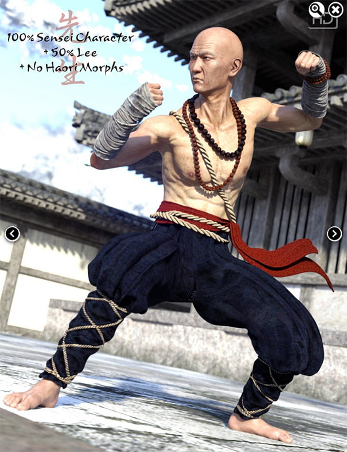 Wise Sensei for Genesis 3 Males