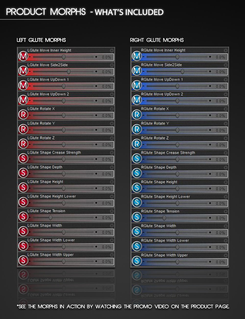 Glute Control for Genesis 3 Female(s)
