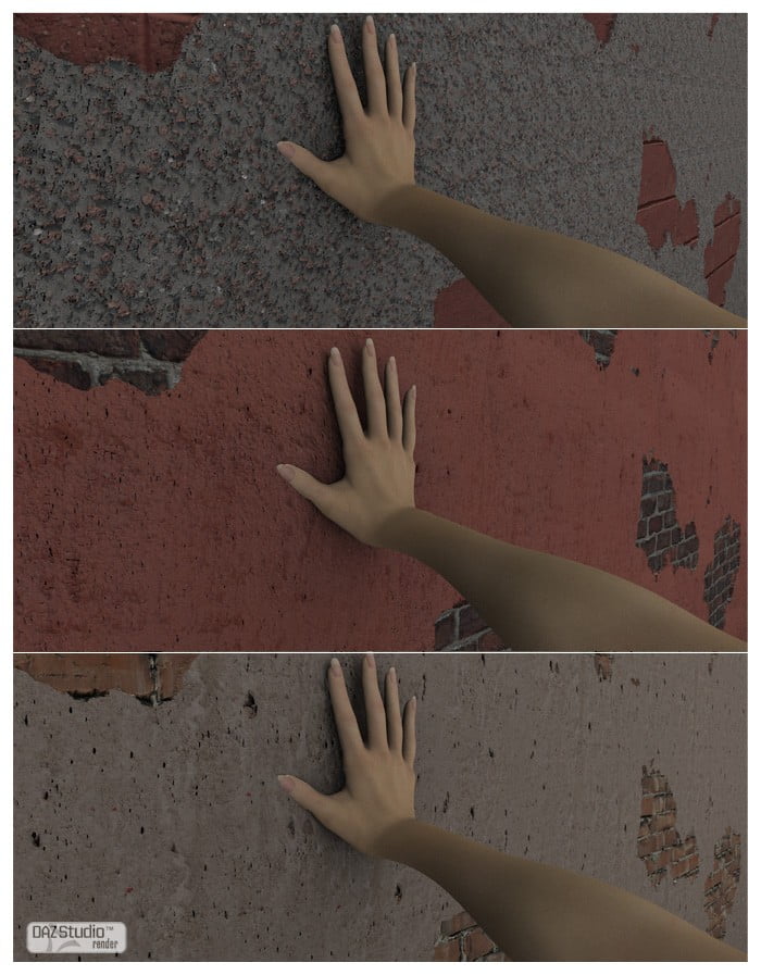 Industrial Walls DAZ Studio Shaders