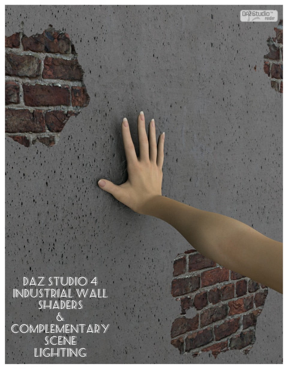 Industrial Walls DAZ Studio Shaders