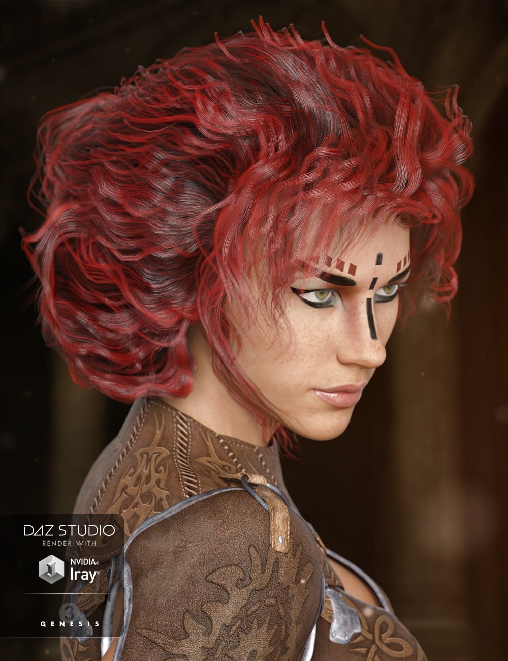 Mele Hair for Genesis 3 Female(s)
