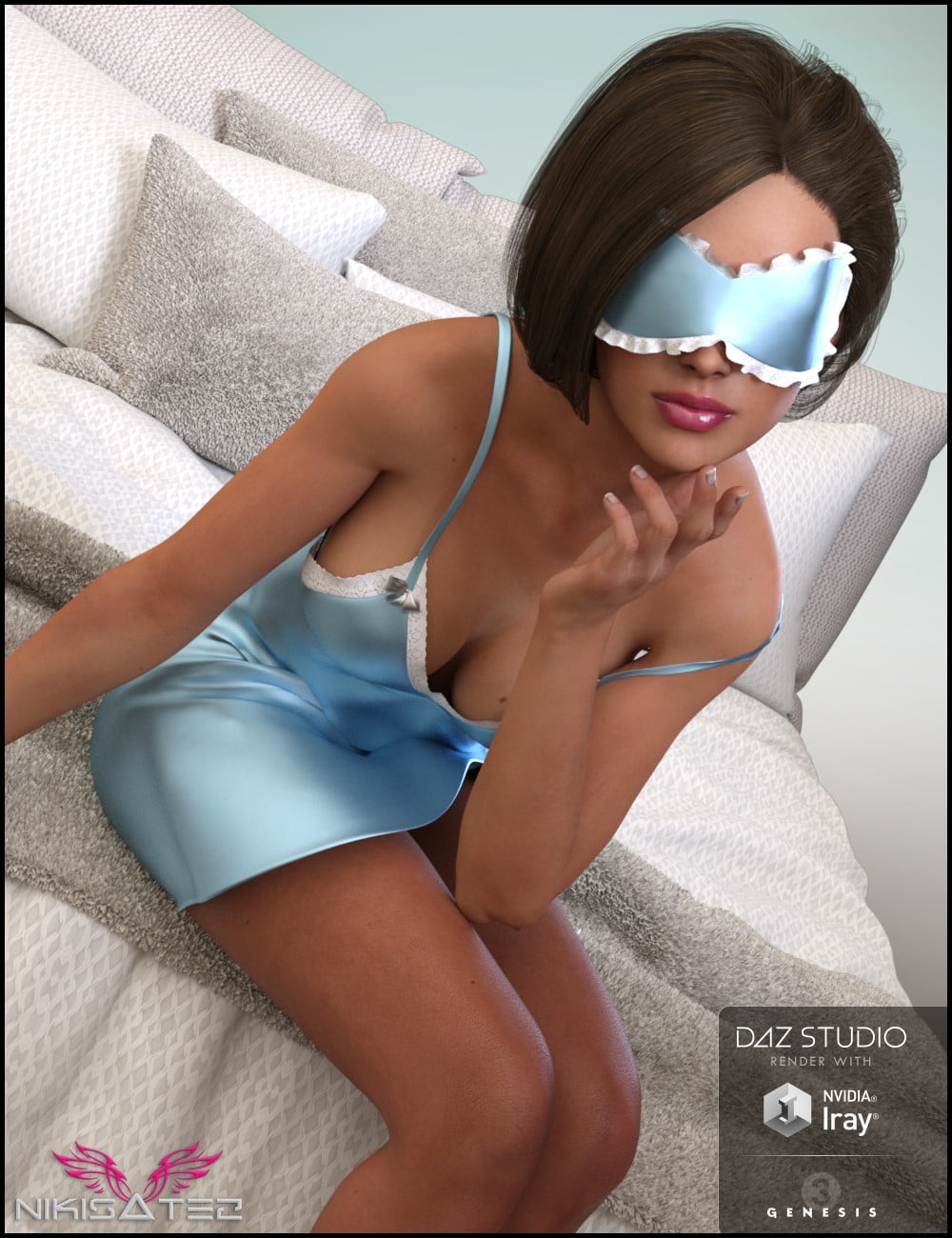 Nighty Night Outfit for Genesis 3 Female(s)