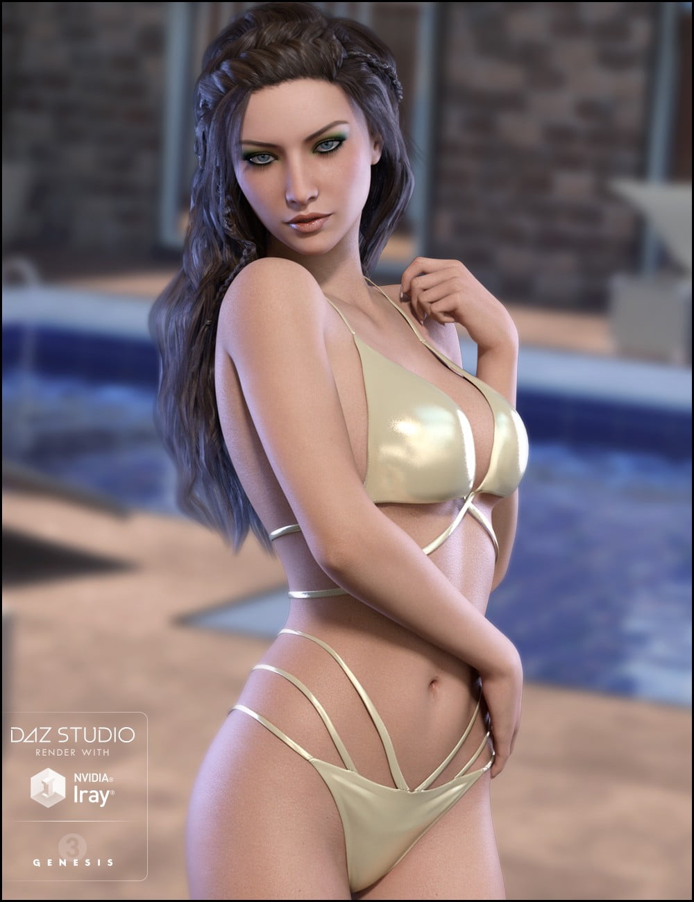 Irelia - Character and Bikini Set for Genesis 3 Female(s)