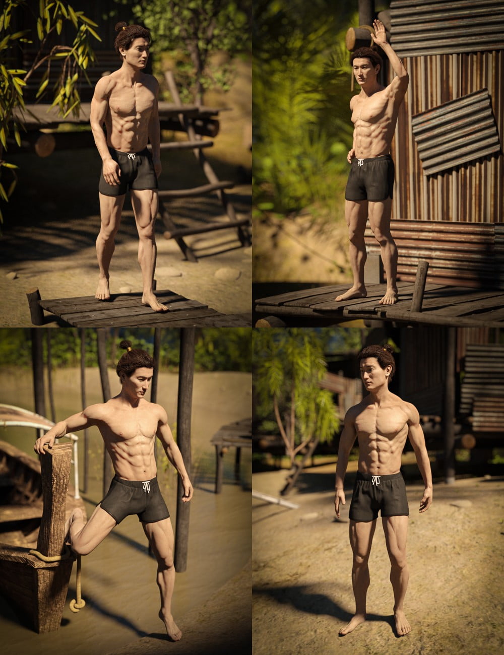 DA Village Life Poses for Lee 7