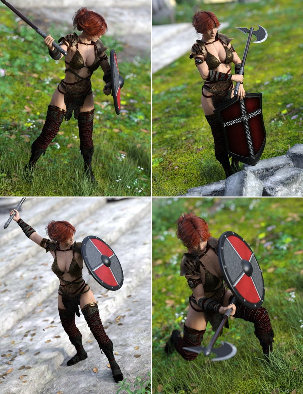 Defender Poses for Genesis 3 Female(s)