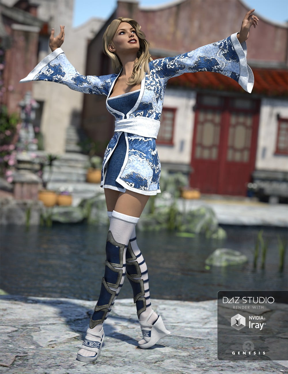 Red Lilies Outfit Textures