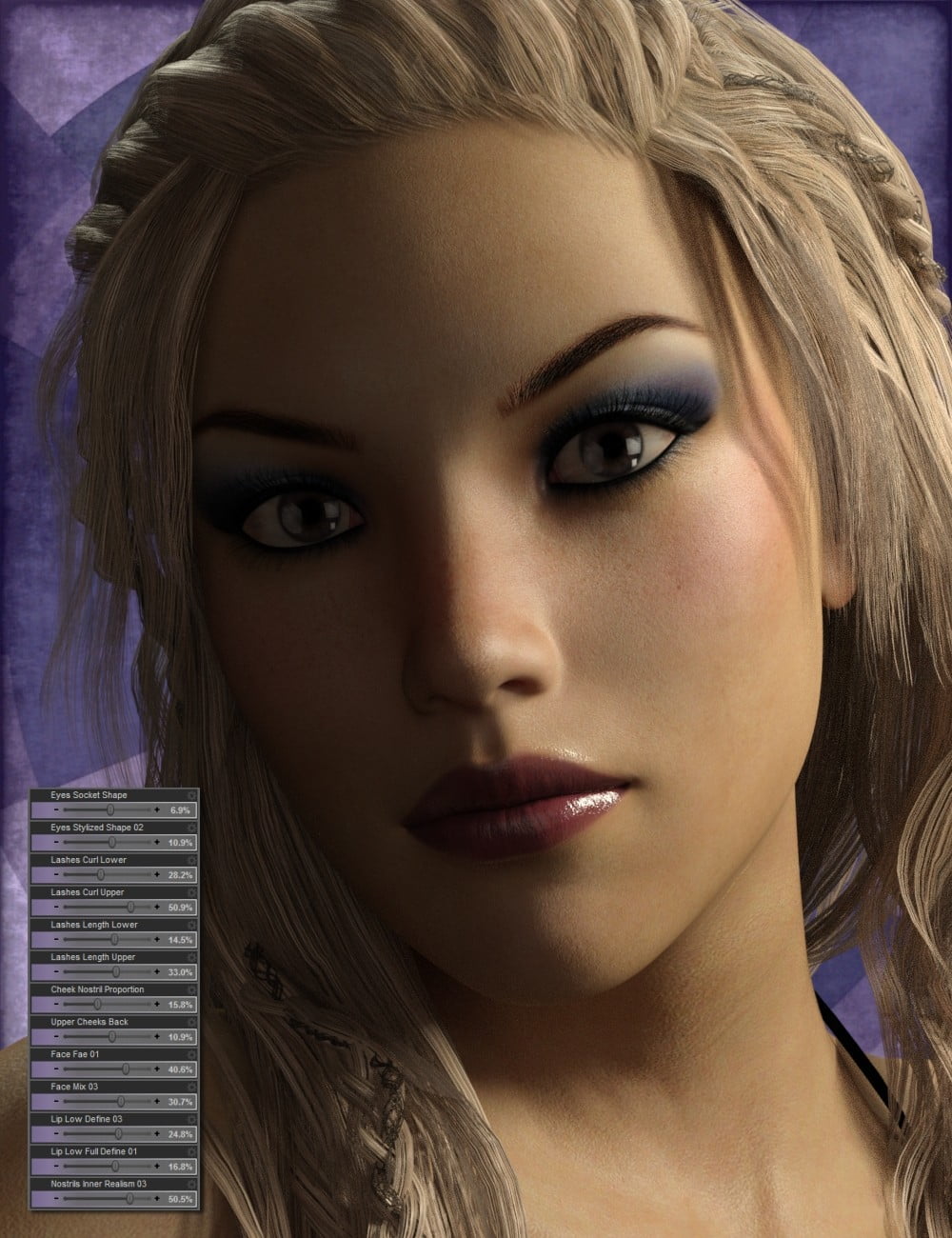 Genesis 3 Female Head Morph Resource Kit 3