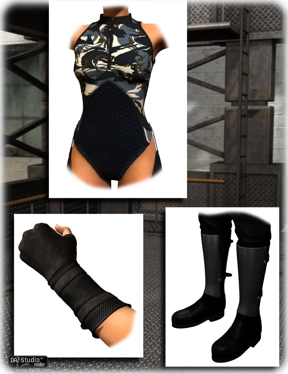 Mech Girl Texture Expansion