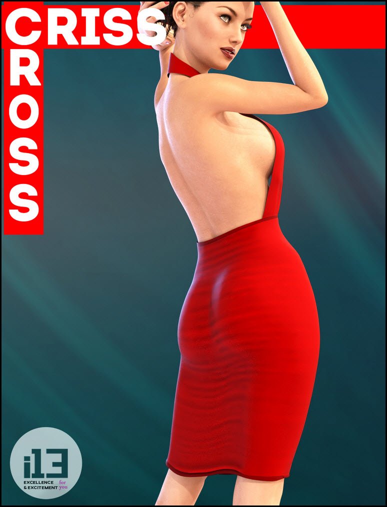 i13 CRISS CROSS Dress for the Genesis 3 Female(s)