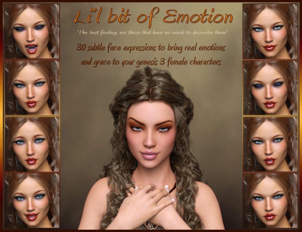 Li'l bit of Emotion for Genesis 3 Female
