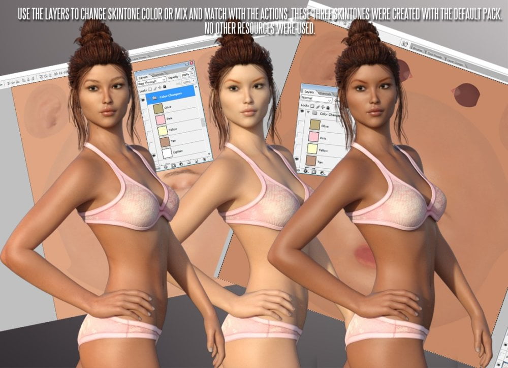 Build-A-Babe Skin Texture Merchant Resource