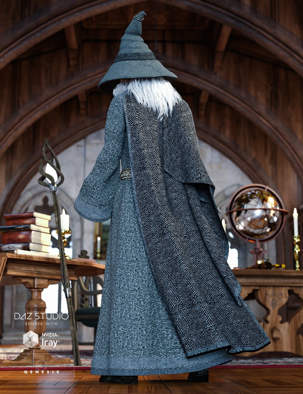 Myrddin Outfit for Genesis 3 Male(s)