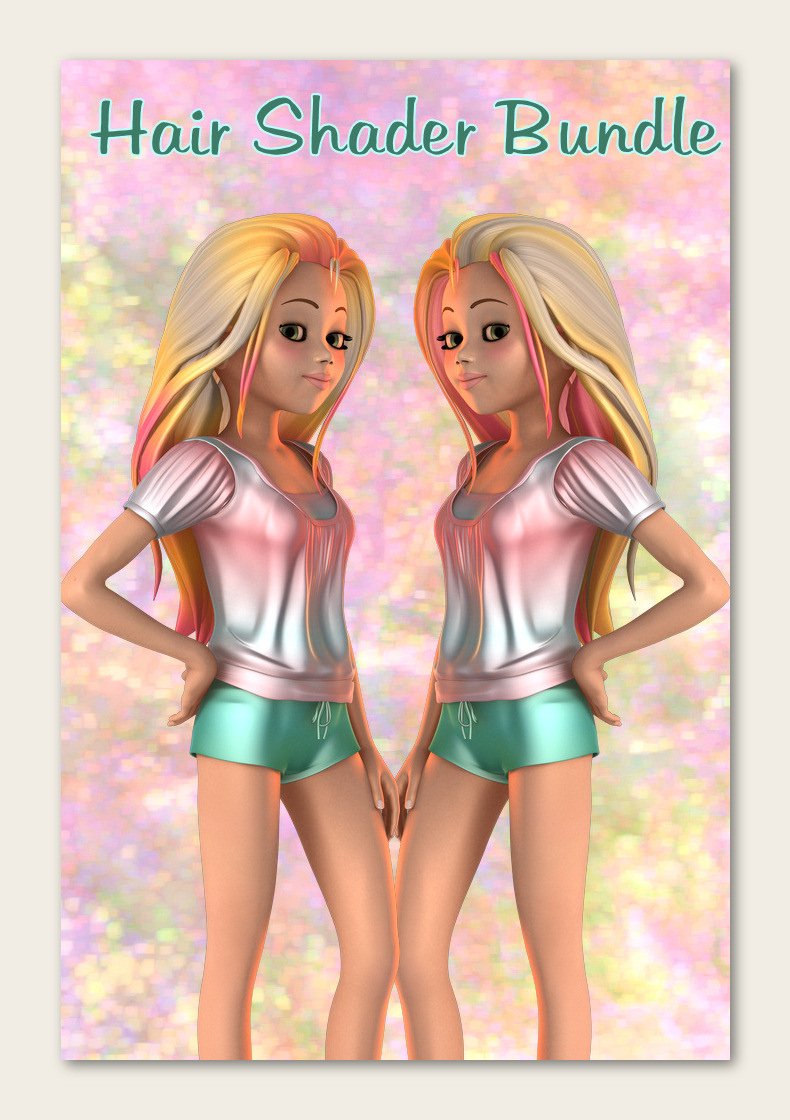 Fairy Hair Shaders Bundle for DAZ Studio