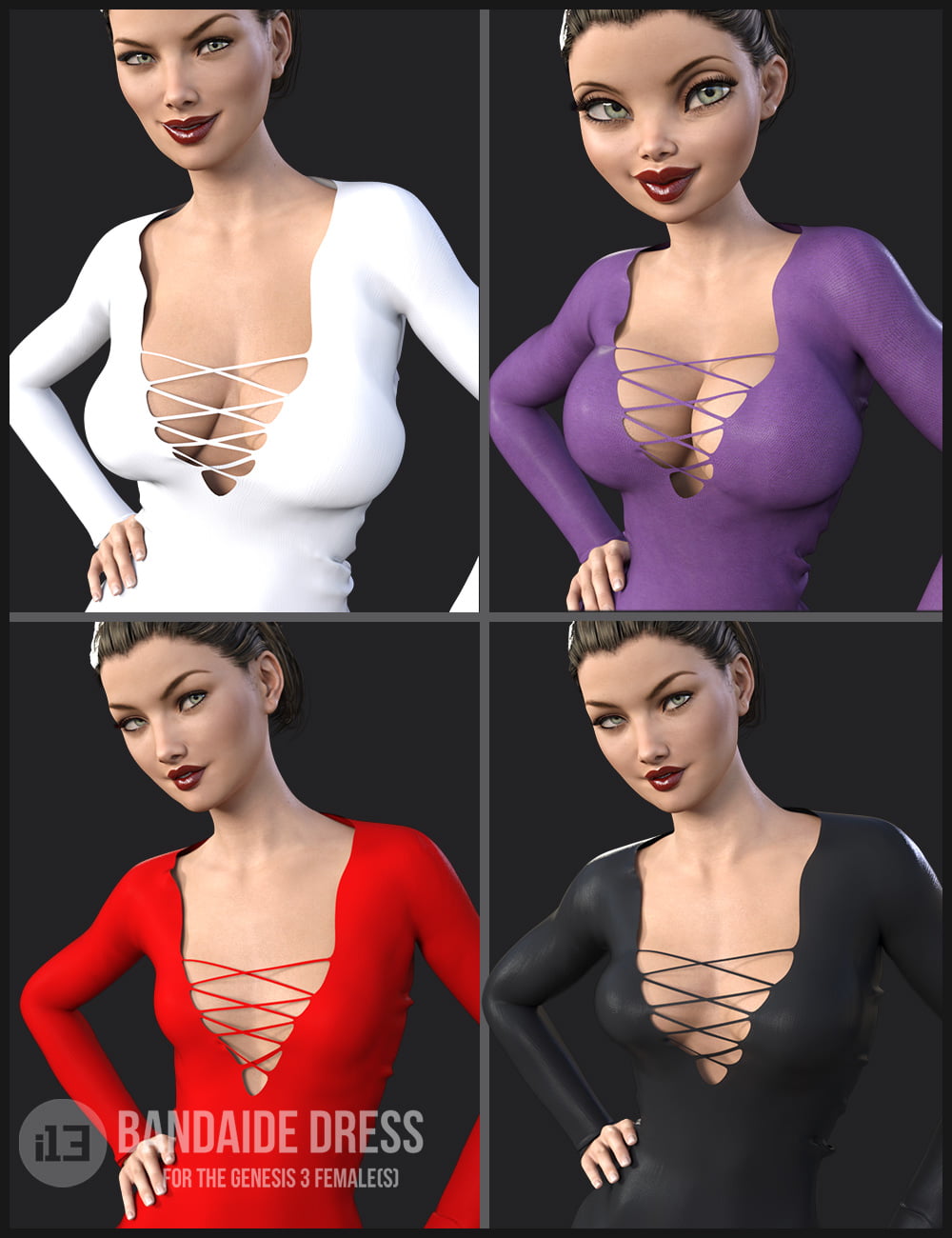 i13 BANDAIDE DRESS for the Genesis 3 Female(s)
