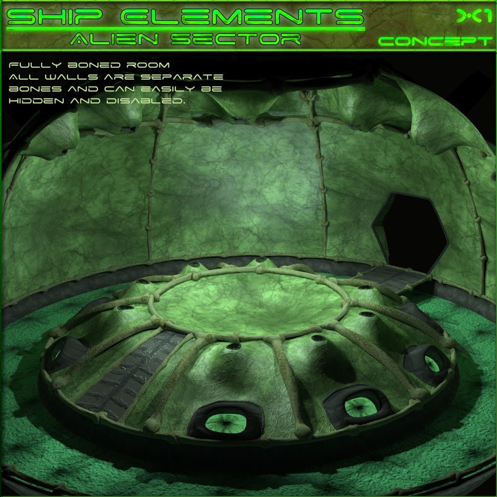 Ship Elements X1: Alien Captivity Room