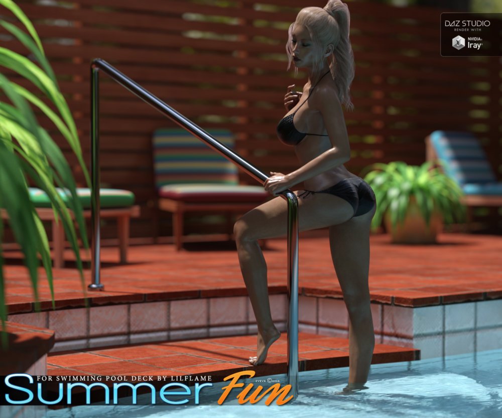 Summer Fun for Swimming Pool Deck