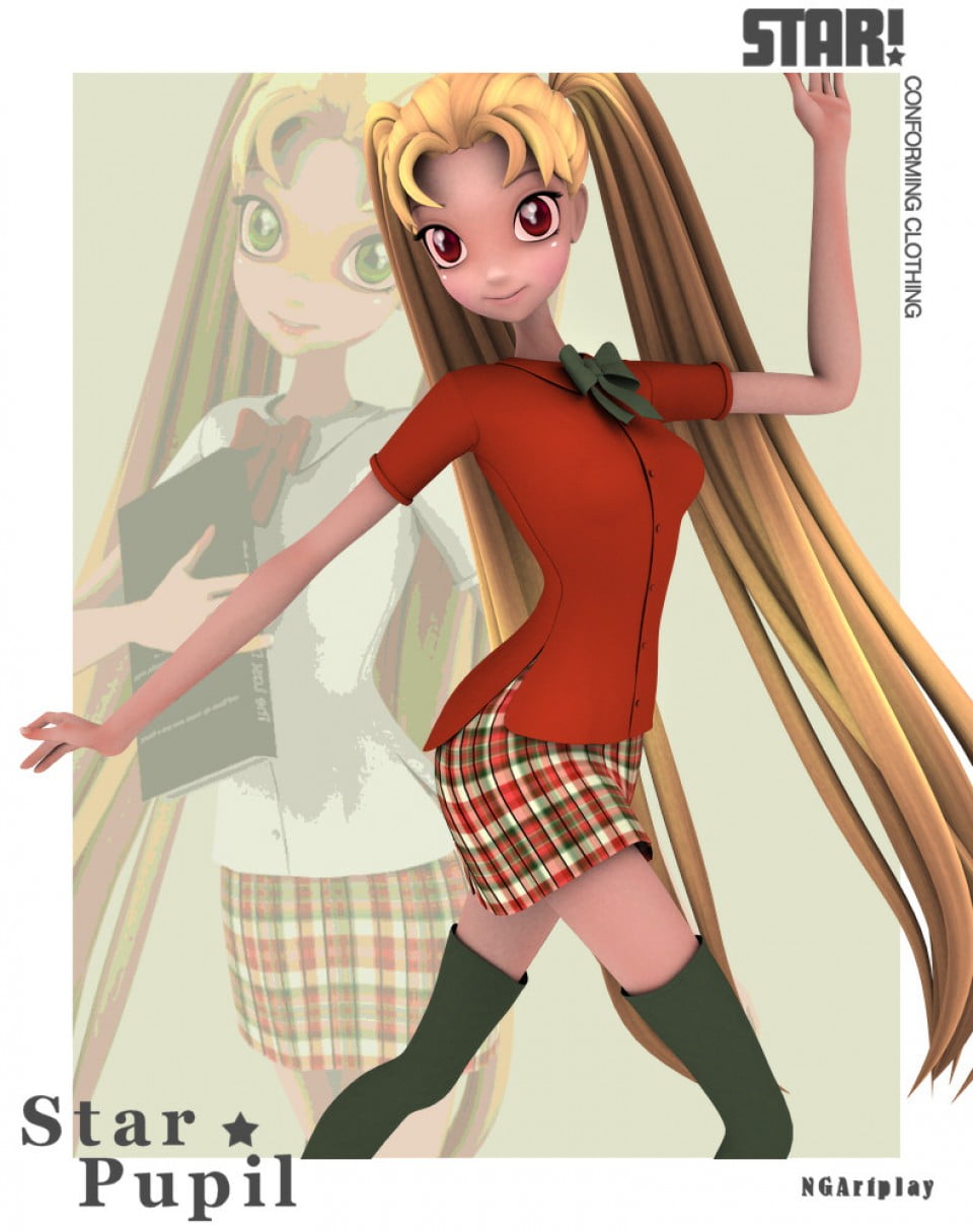Star Pupil for Star! In Daz Studio