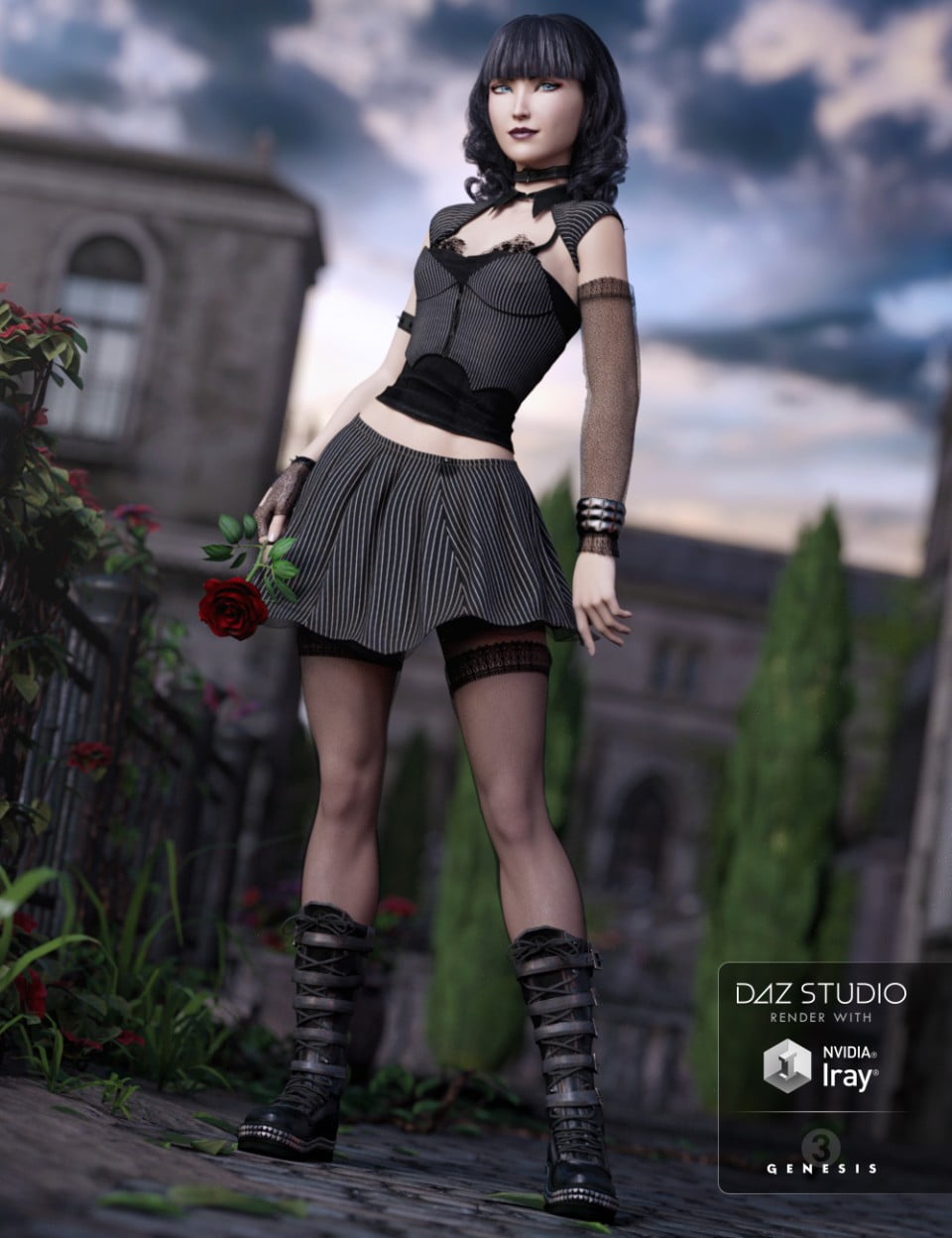 gothic outfit girl