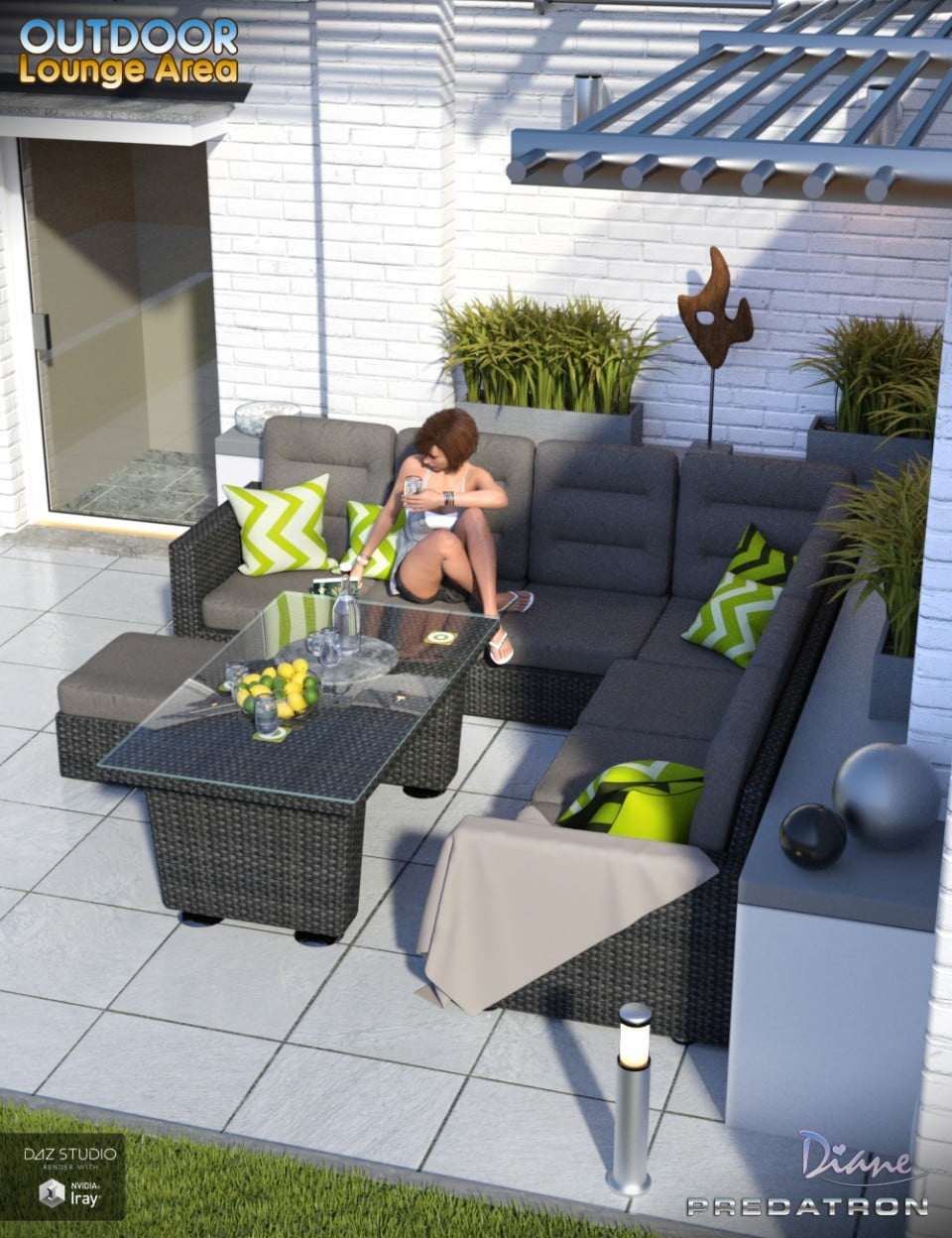 Outdoor Lounge Area