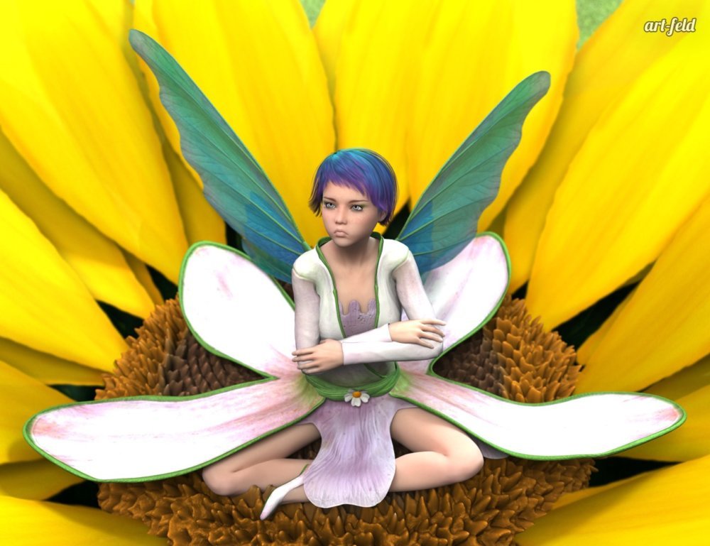 Flower Fairy Daisy for Genesis 3 Female(s)