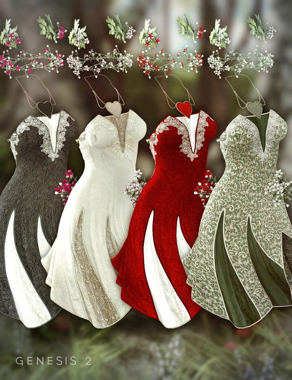 Woodland Dancer Outfit Textures