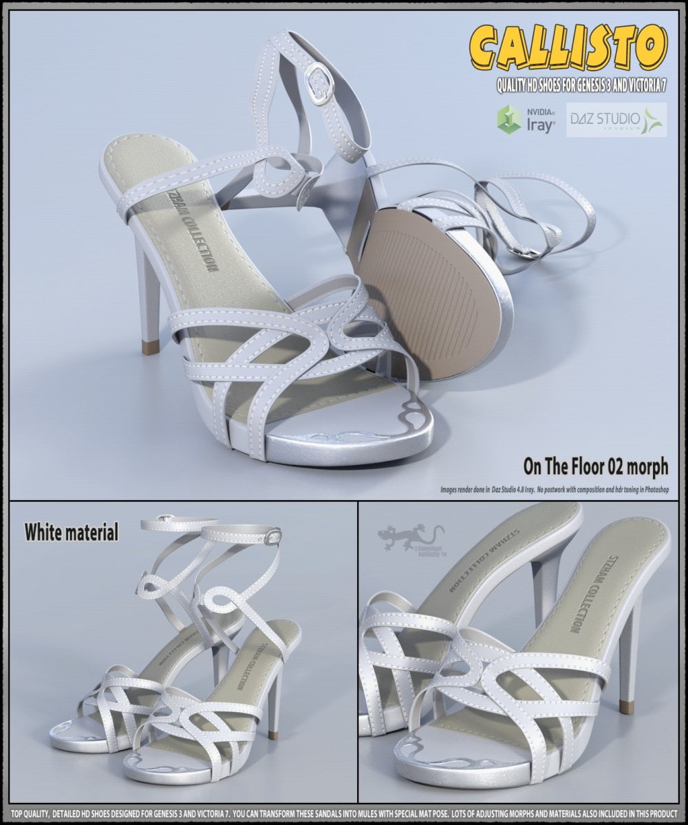Callisto Shoes - for Genesis 3
