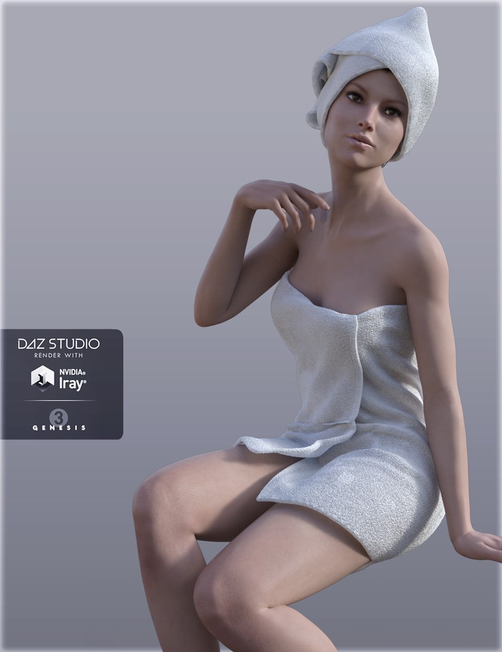 H&C Shower Towel for Genesis 3 Female(s)
