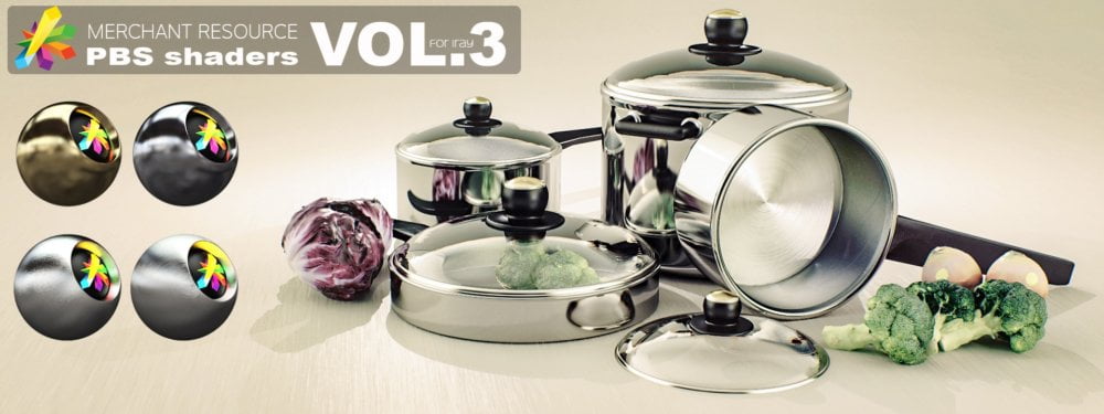 Mec4d PBS shaders for Iray vol.3 MR