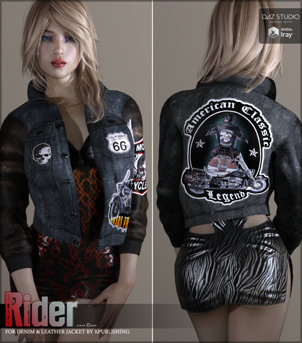 Rider- For Denim and Leather Jacket G3F