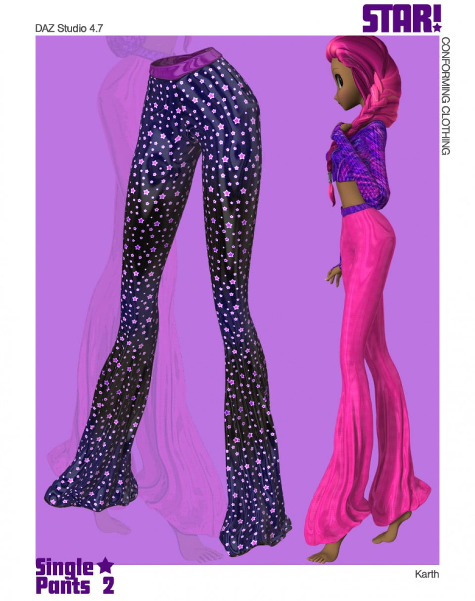 Star! SinglePants 2 (for DAZ Studio)