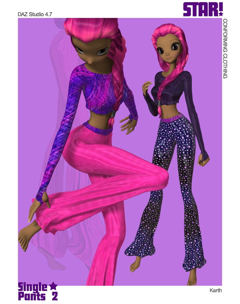 Star! SinglePants 2 (for DAZ Studio)