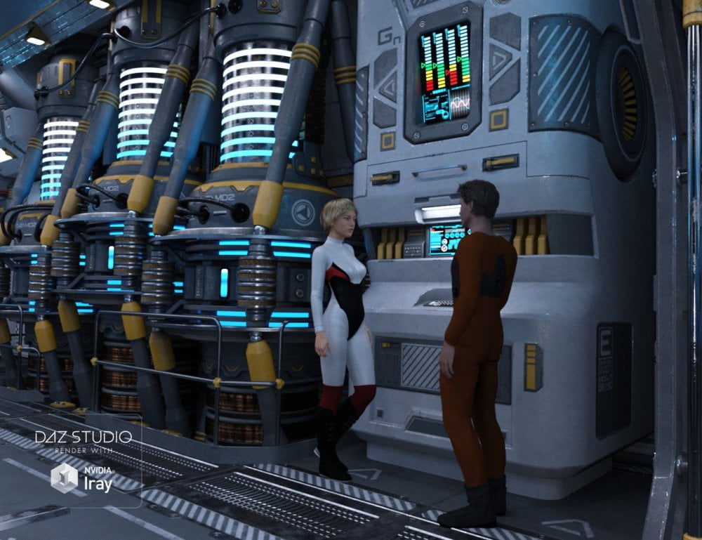 Sci-fi Engine Room A