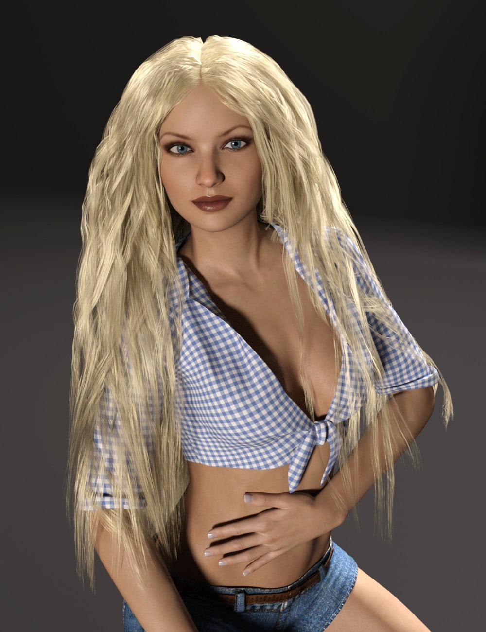 Free Spirit Hair for Genesis 3 Female(s)