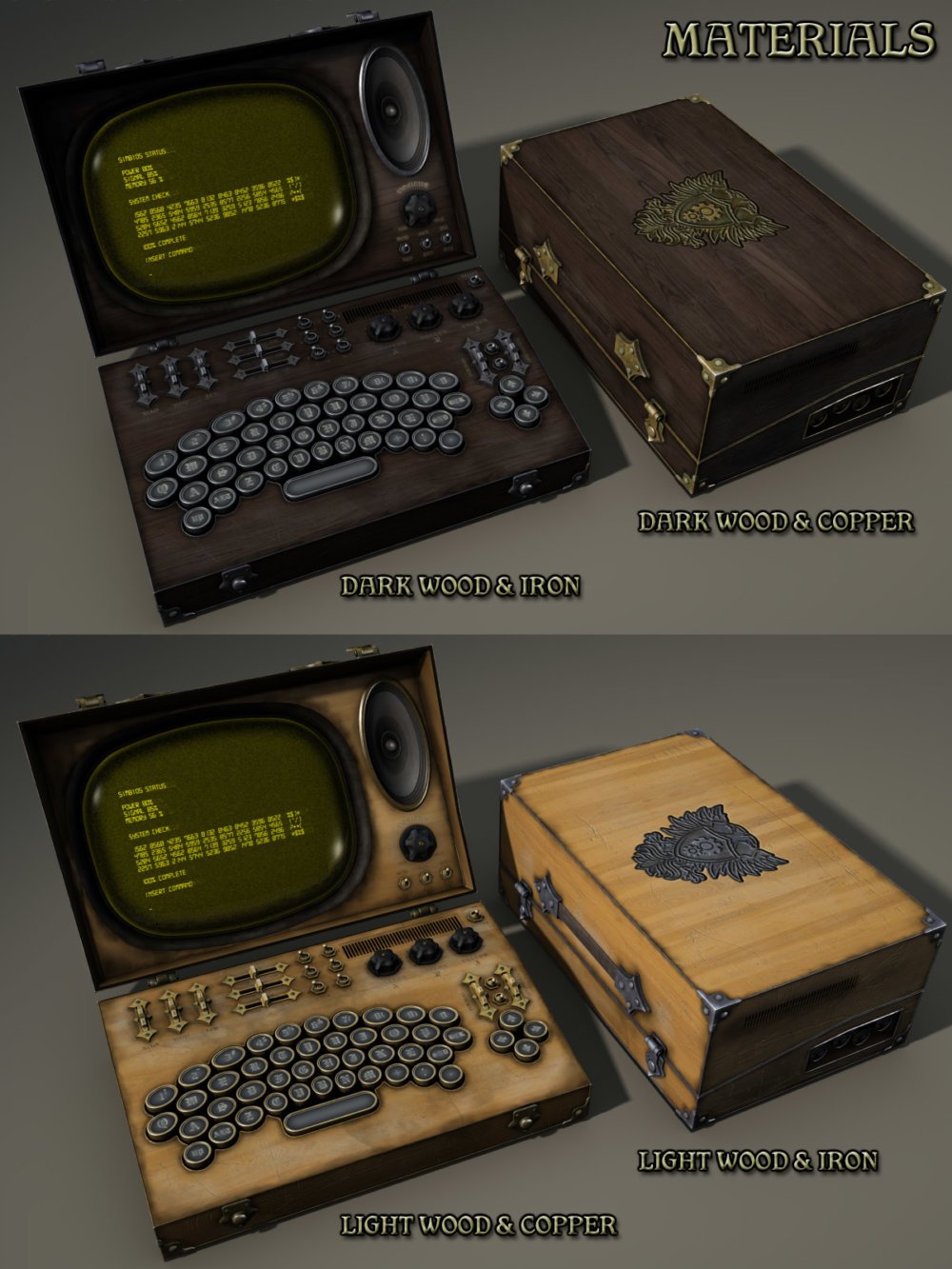 Steampunk Laptop